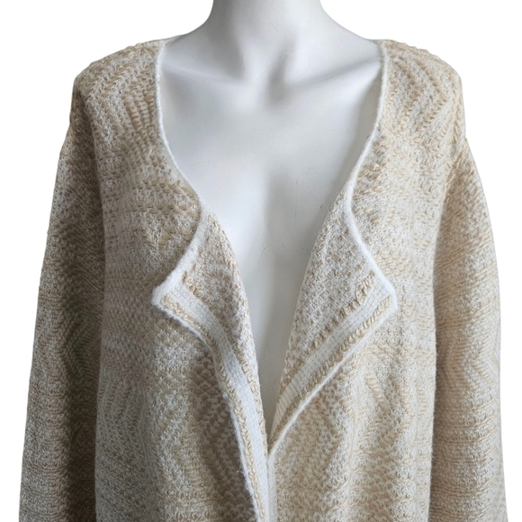 Open Front Drape Fit Cozy Cardigan XL-XXL Western Boho Lagenlook - Picture 2 of 14